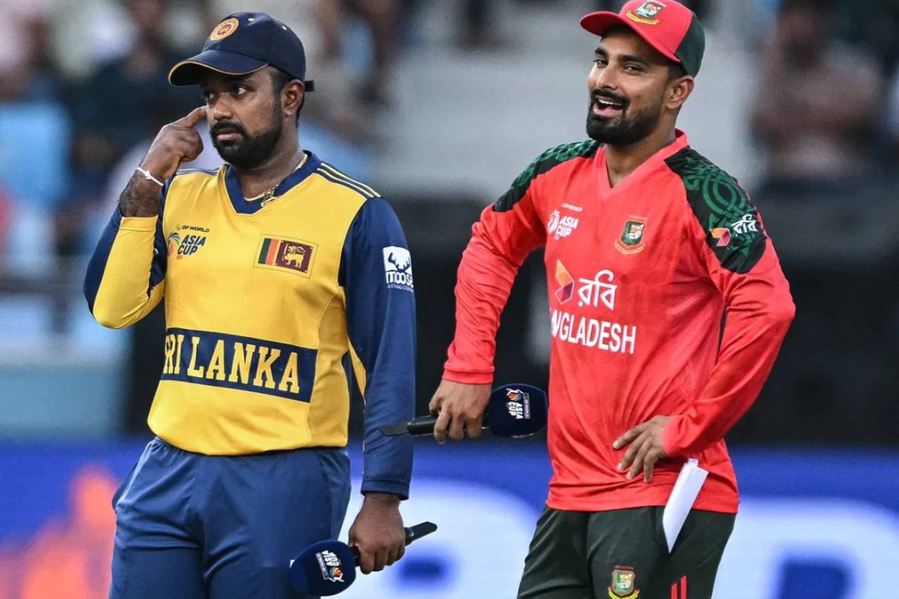 ඩුබායි පිටියේ දී සනත්ගේ දරුවන් බංගලියන් ඉදිරියේ දණ නමයි