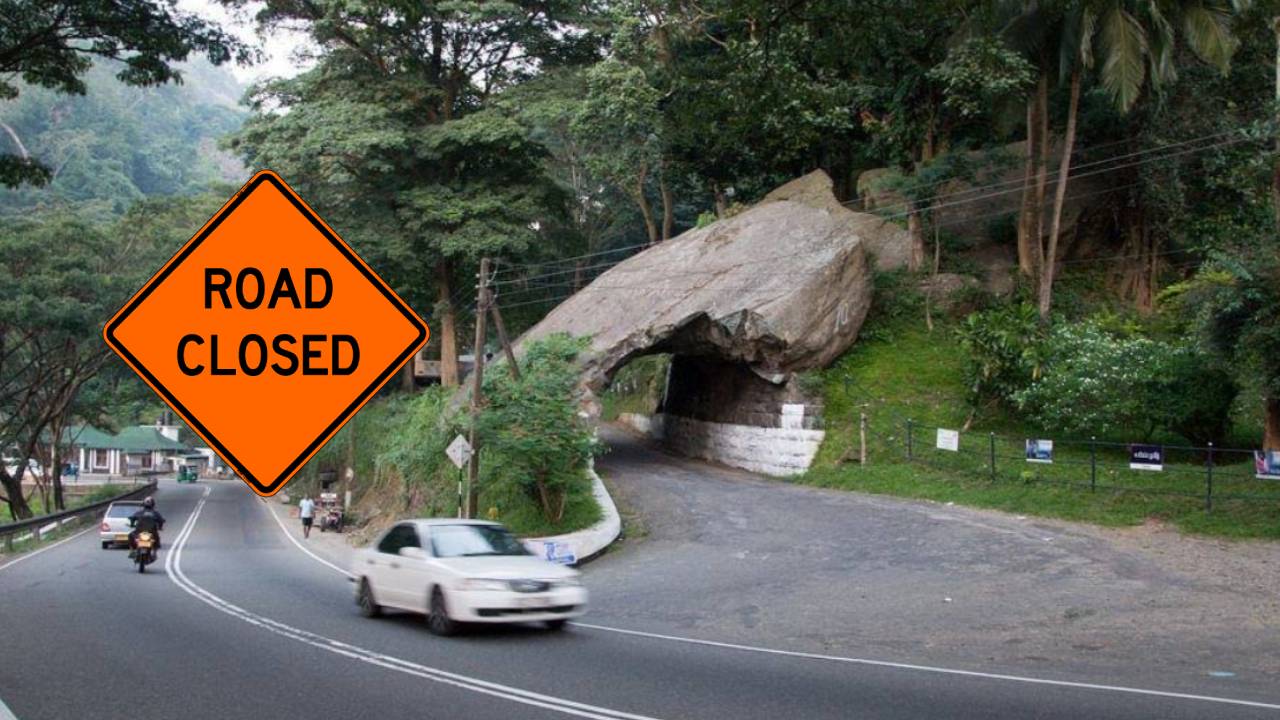 කොළඹ නුවර පාර කඩුගන්නාවෙන් නැවත වැසෙයි