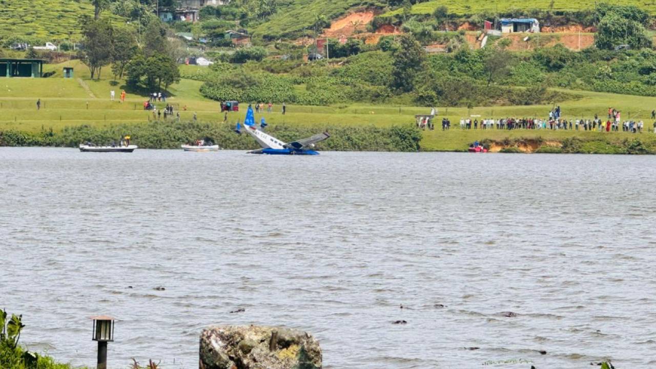 ග්රෙගරිවැවේ දී සැහැල්ලු යානයක් අනතුරට ලක්වෙයි