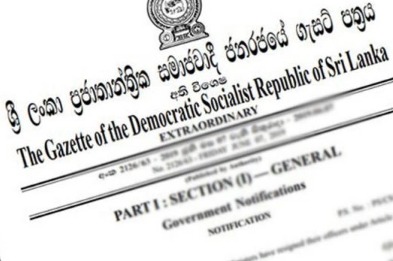 ආරක්ෂක මාණ්ඩලික ප්‍රධානී තනතුර ඉවත් කිරීමට අදාළ පනත් කෙටුම්පත ගැසට් කරයි