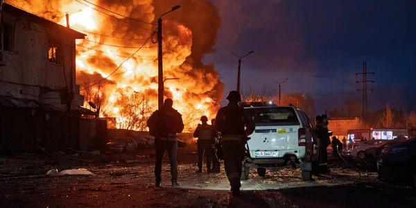 Russian Barrage Devastates Kyiv Region