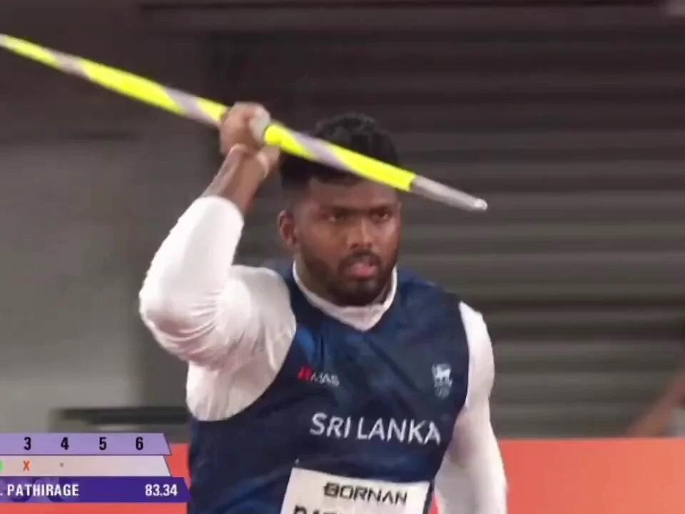 ජපානය හොල්මන් කළ රුමේෂ් ආසියානු ක්‍රීඩා උළෙලේ හෙල්ල විසි කිරීමෙන් ශ්‍රී ලංකාවට රන් පදක්කමක් දිනා දෙයි